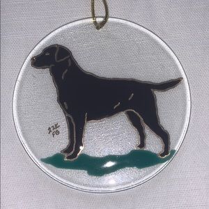 22kgfLeaf Chocolate Lab Retriever/Xmas ornament